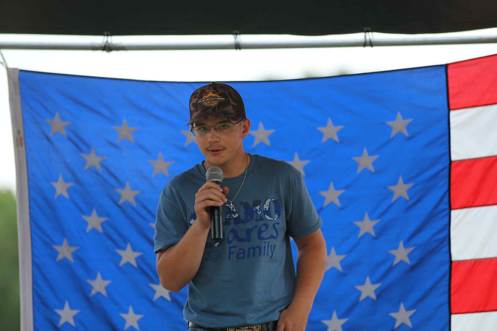 CJ Coudriet Speaking at Camo Cares 2025