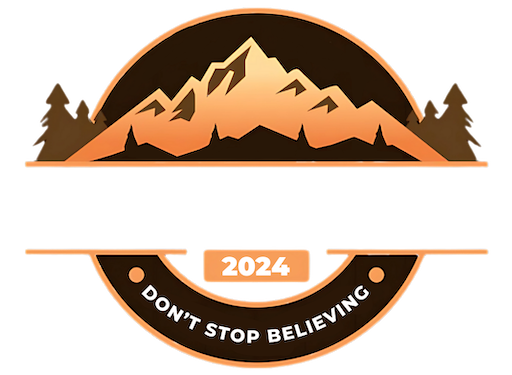 Uplifting Outdoors Logo, White Letters, Transparent Background